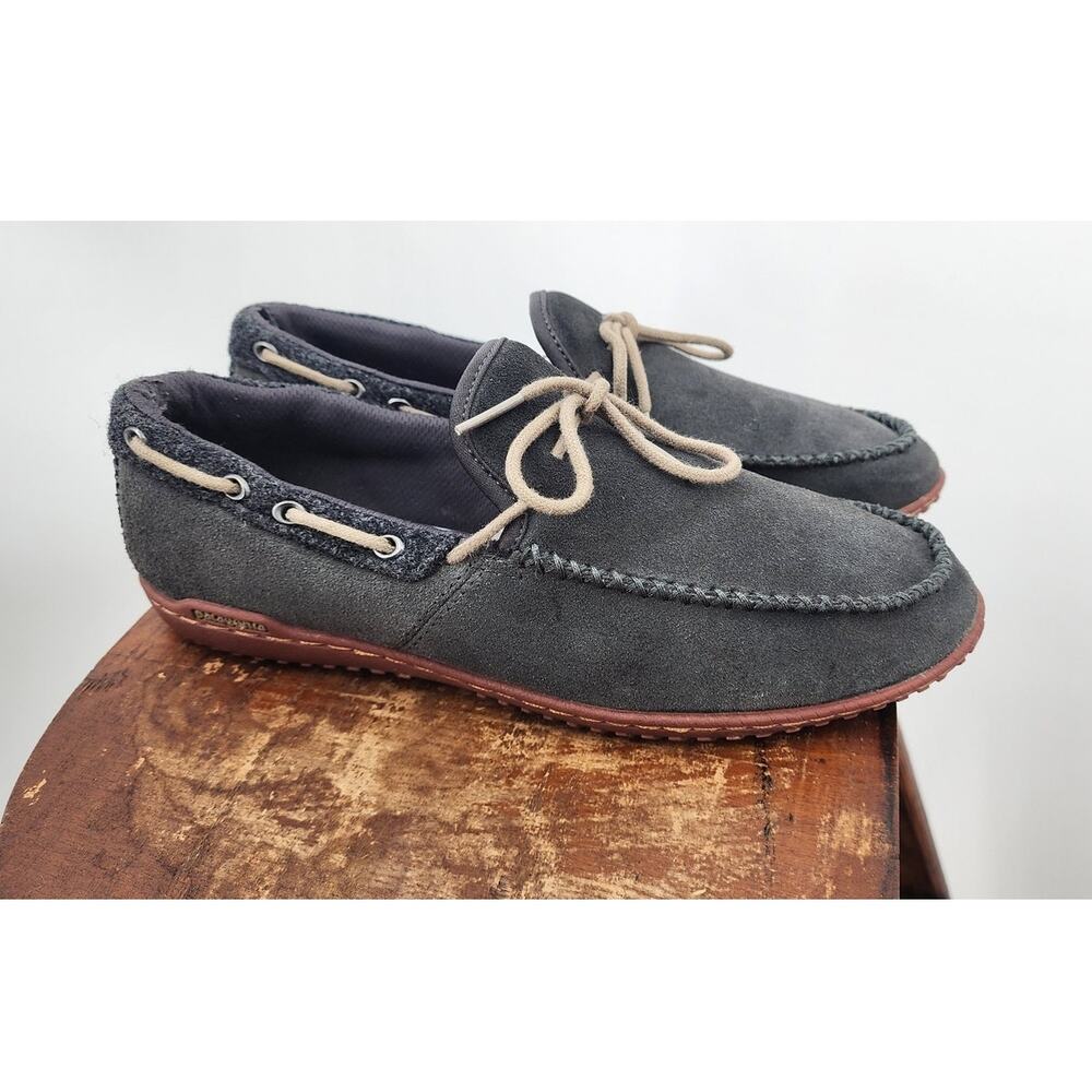 Women's Patagonia Blue Suede Loafers Size 8 Force‎ Grey